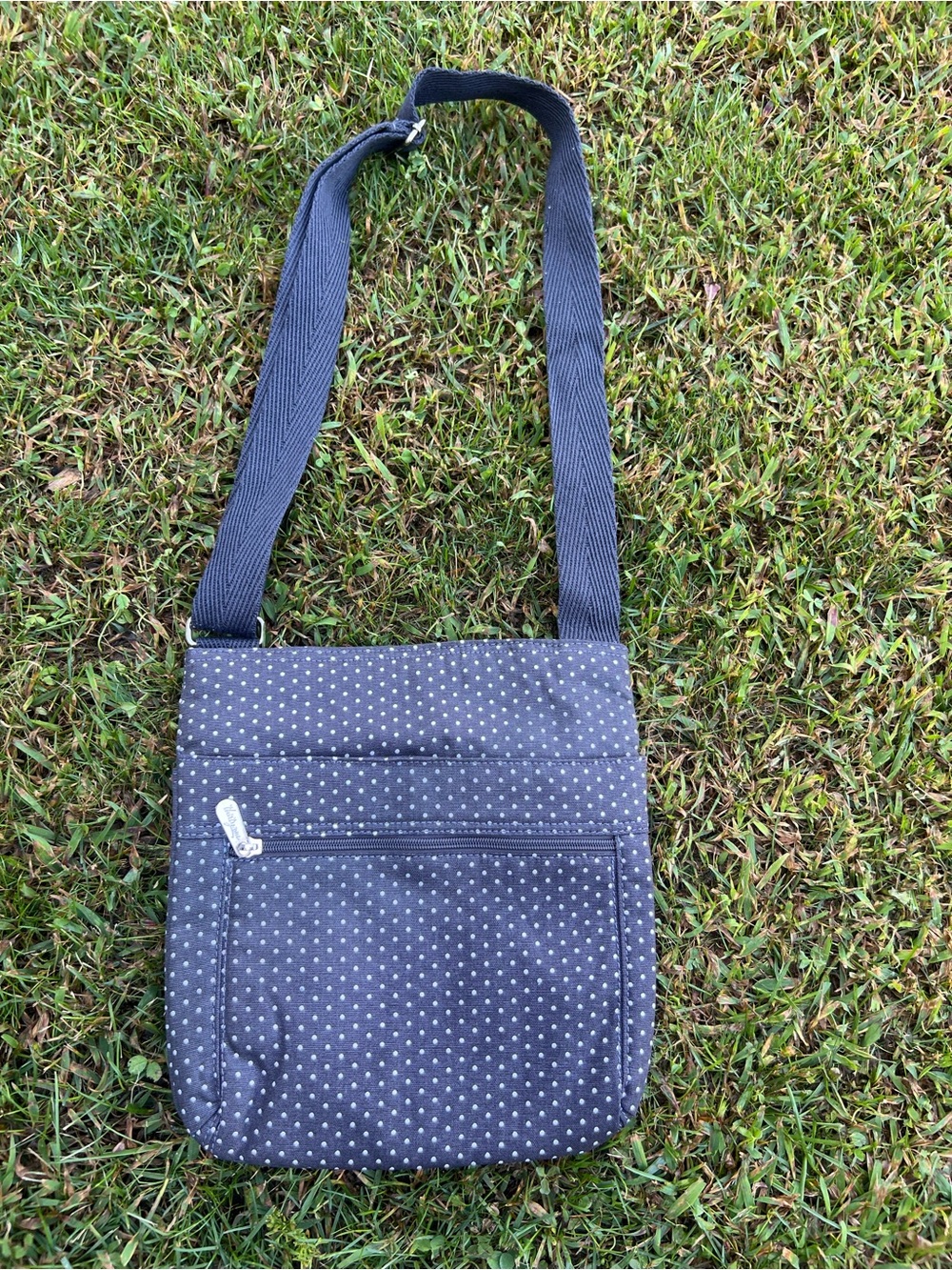 thirty-one Grey Polka Dot Organizing Shoulder Bag